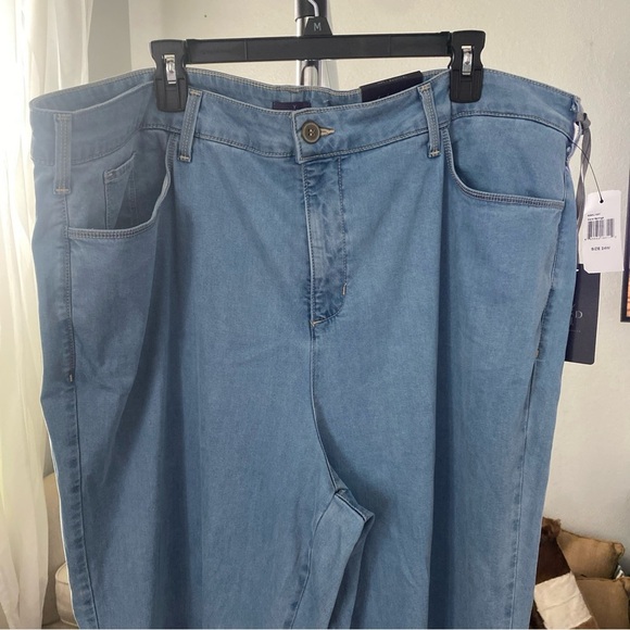 NYDJ Womens Claire Denim Trousers Size 24W(W-7) - Picture 4 of 10